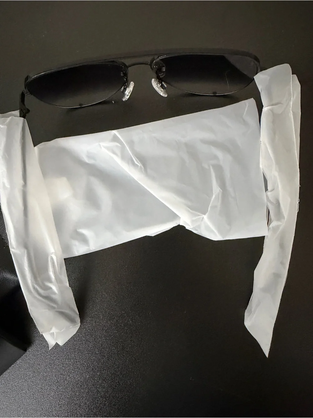 Quay Australia Black Frame Sunglasses with Gradient Lenses